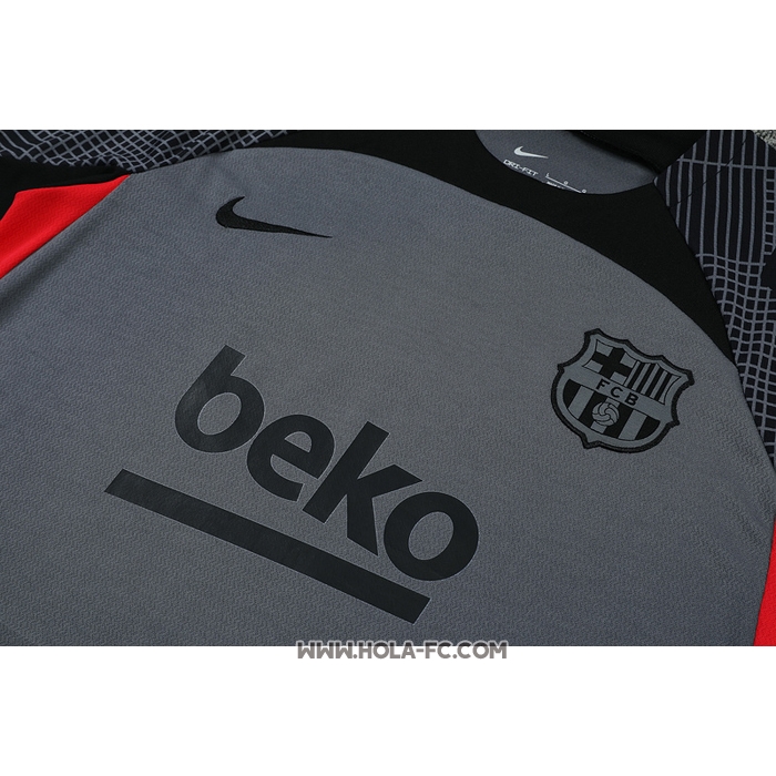 Chandal del Barcelona 2022-2023 Manga Corta Gris - Pantalon Corto